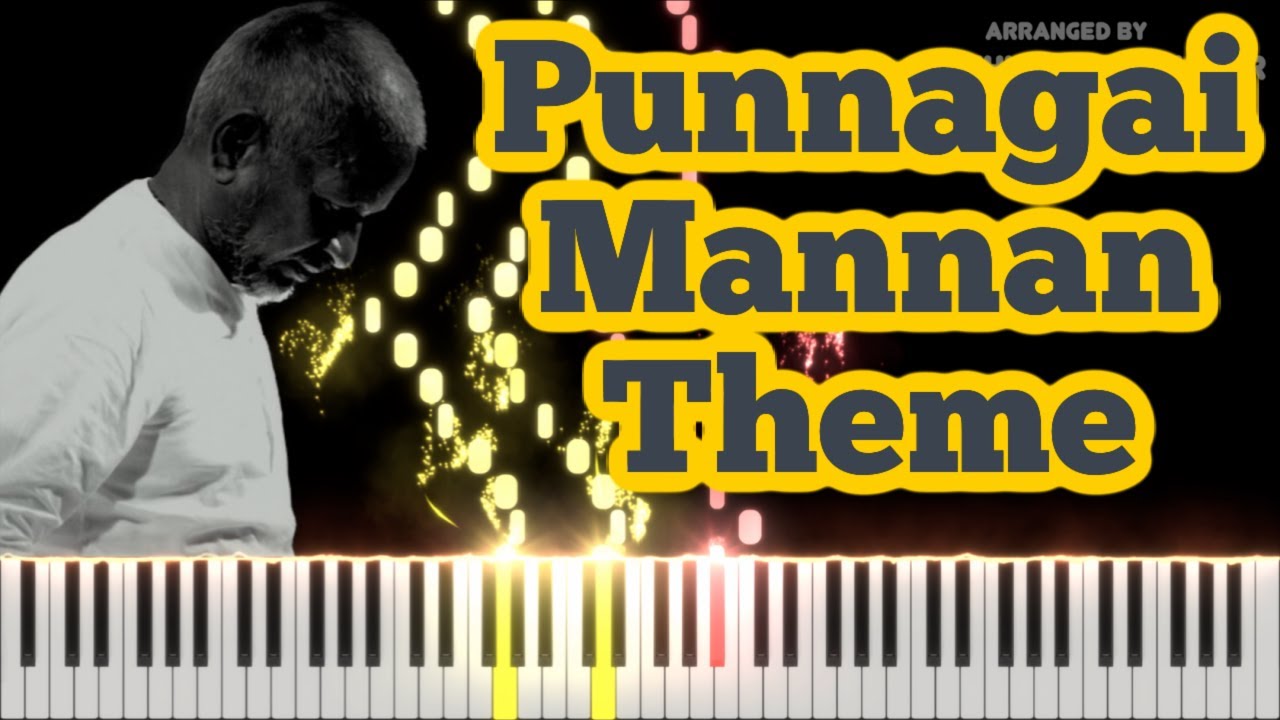 Punnagai Mannan Theme Tutorial | Piano | Maestro Ilaiyaraaja | Kamal Haasan | Adithyha Jayakumar