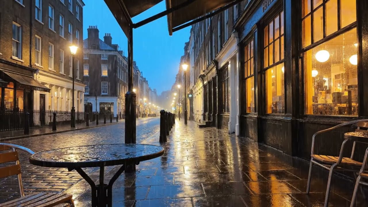 Peaceful Piano Music With Rain Sound For Creating A Calming Atmosphere