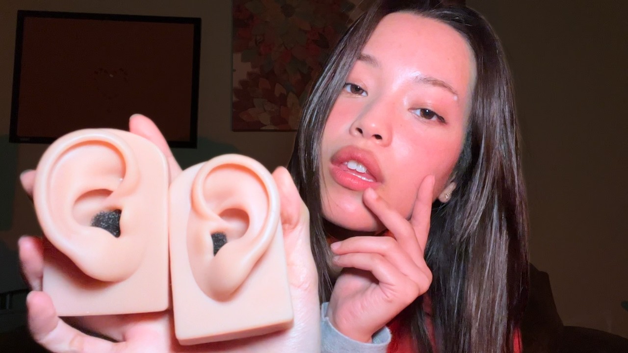 ASMR Sensitive Mouth Sounds😵‍💫1000% Tingles GUARANTEED! Ear to Ear Whispering🌙 Ear Blowing Attention