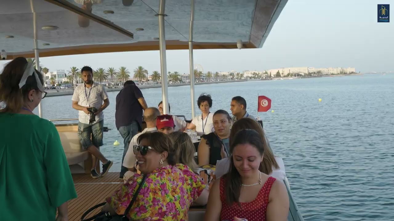 الحفل الختامي لإطلاق أوّل مشروع للتّنقل الكهربائي بالطّاقة الشّمسية في بحيرة تونس الشّمالية