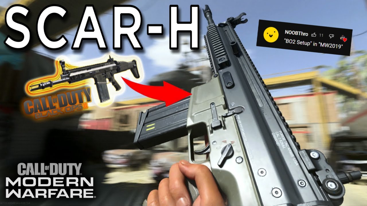 Recreate FN SCAR-H from the Black Ops 2 in Modern Warfare PS5 Gameplay