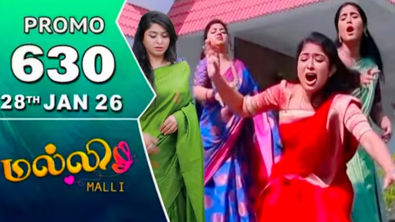 malli today promo 630 review / 28.1.2026 / malli serial 630 review