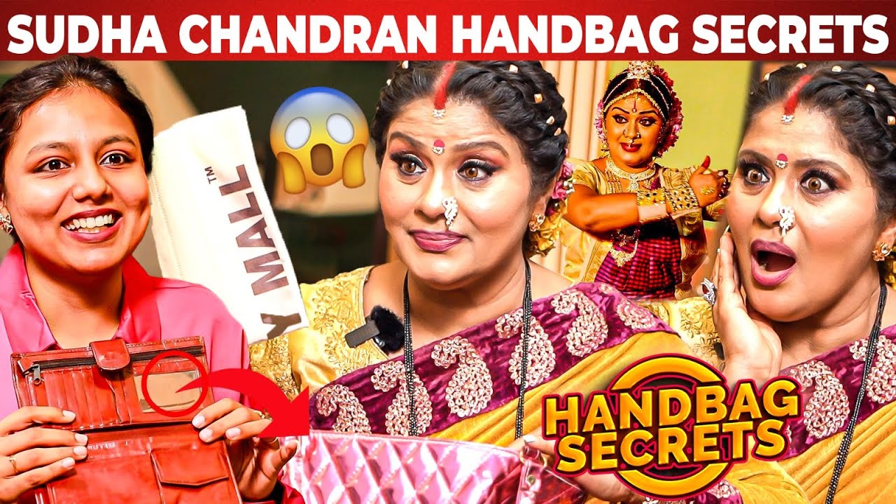 Sudha Chandran Navarasa Dance 😍 200ரூ-க்கு மேல Saree வாங்கமாட்டேன் 😱 Sudha Chandran HandBag Secrets👜