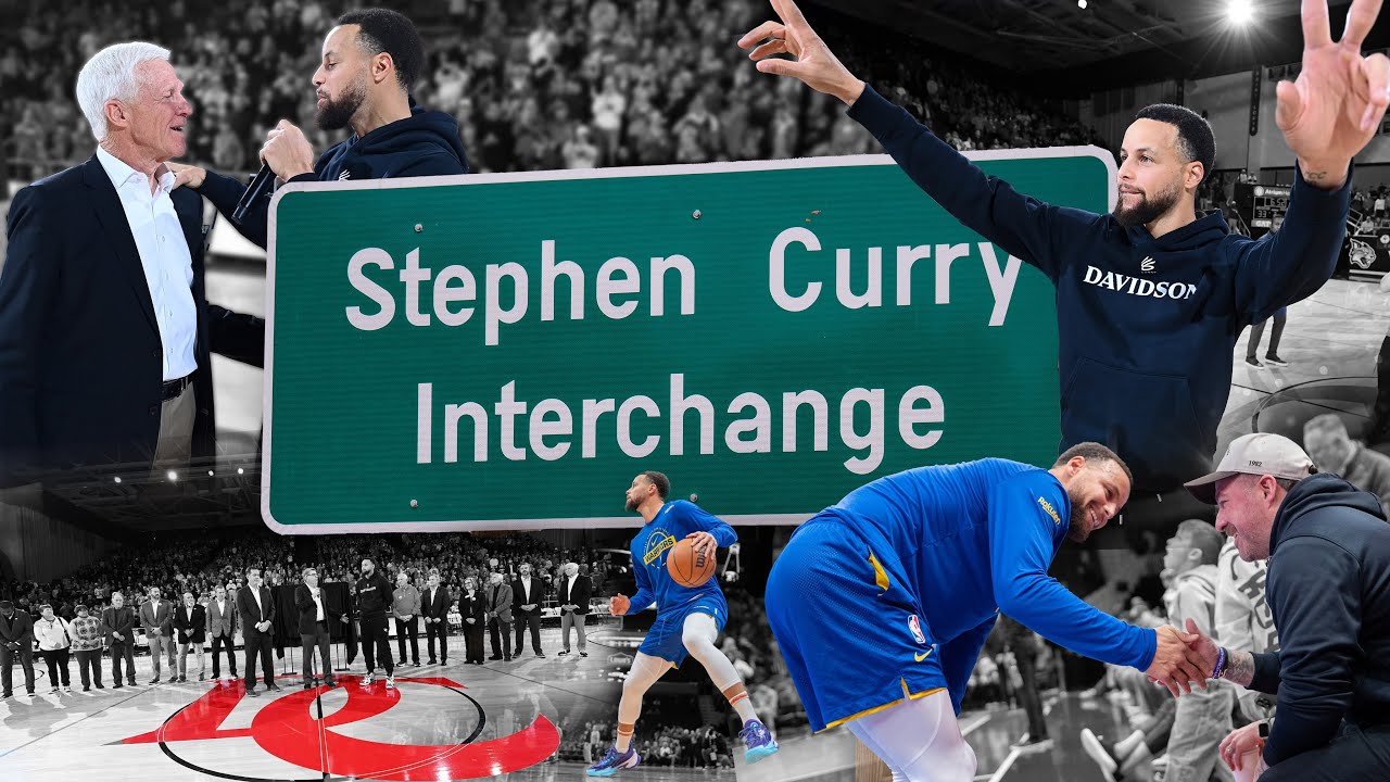 Stephen Curry Returns to Davidson, Unveiling of the 