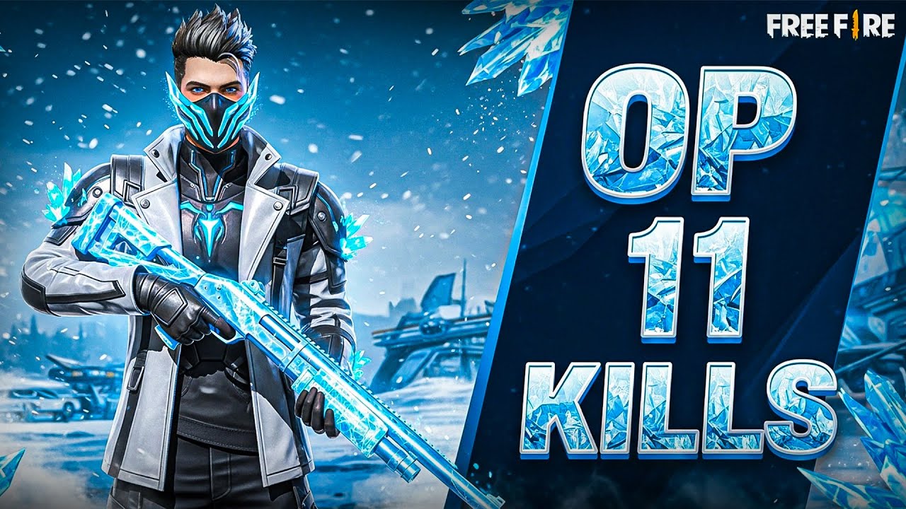 Free Fire CS Ranked Gameplay - 11 Enemy Kills | Intense Action