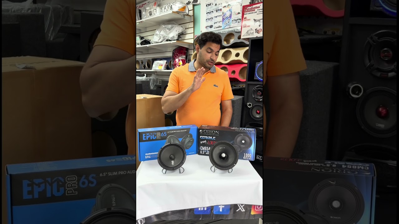 Head to head! Which one is louder. Audio control epic 6S vs Orion cm654 