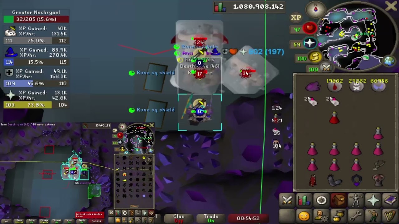 Ice Barrage Nechryaels /w Alt & Goading Potion, Slayer 2024