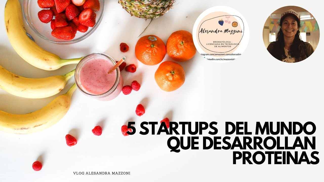 5 STARTUPS DE PROTEINAS DE DIFERENTES FUENTES!