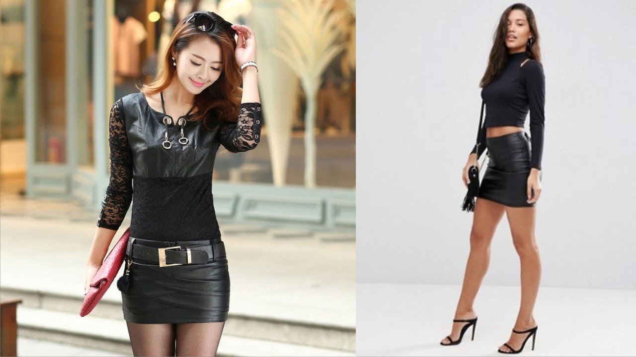 Awesome Short Leather Skirt Today