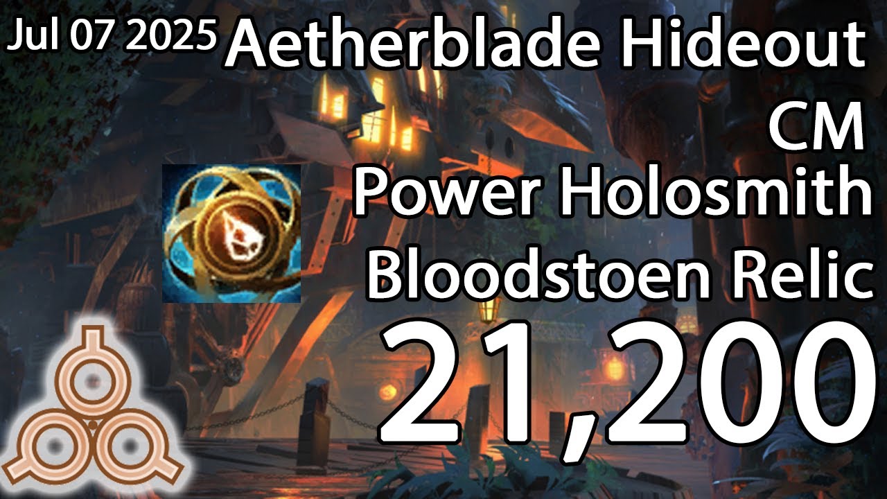 GW2 | Bloodstone Holosmith | Aetherblade Hideout CM | 07/07/2025