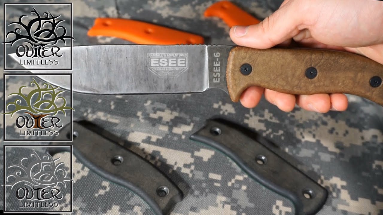 ESEE 6 Facelift - Kryptoglow Handle Scales