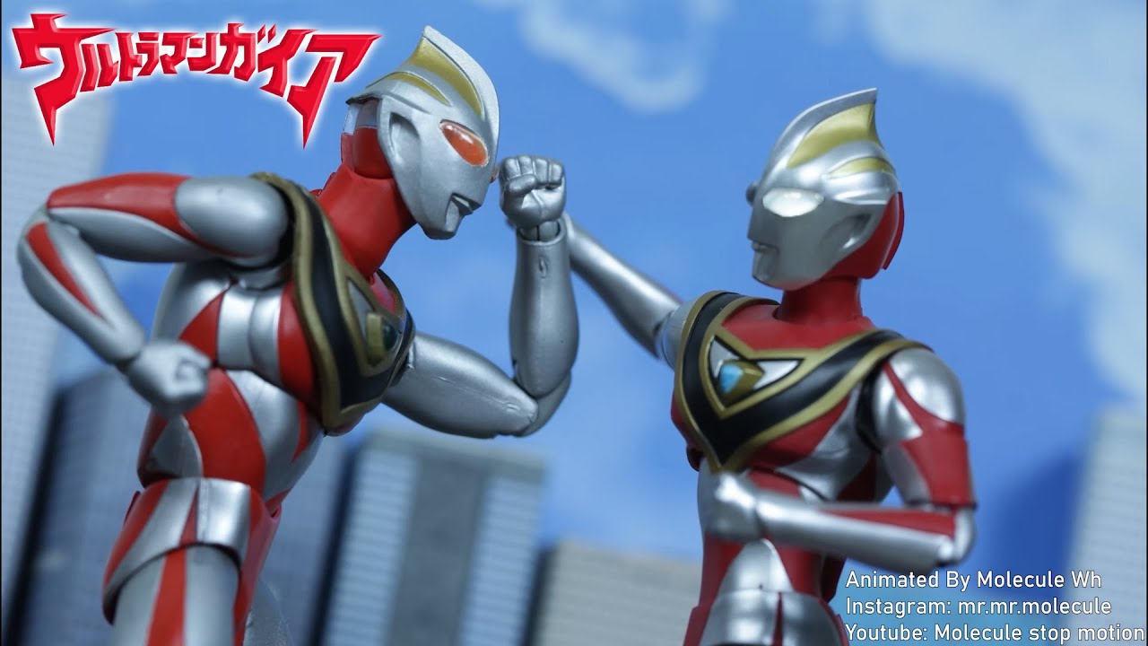 Ultraman Gaia Vs Fake Ultraman Gaia Episode 13: The Imitation Monster! Stop motion