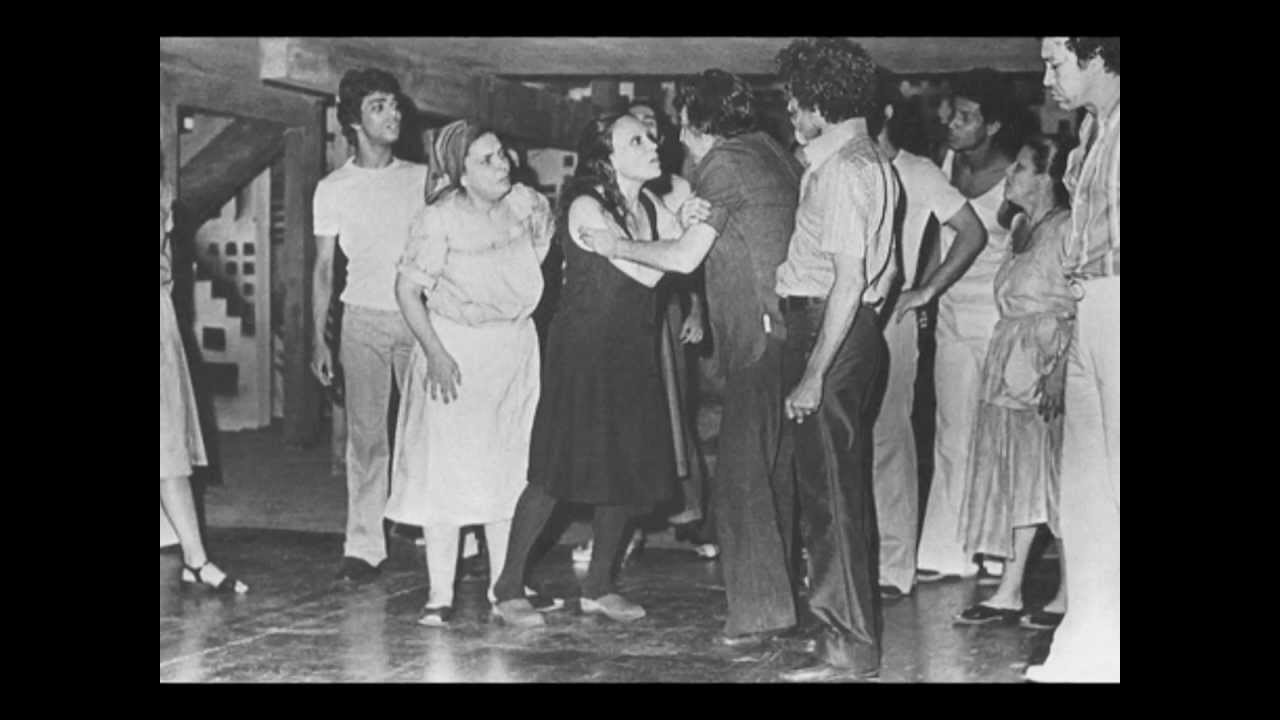 Elenco de Gota d'&Aacute;gua - FLOR DA IDADE - Chico Buarque - ano de 1977