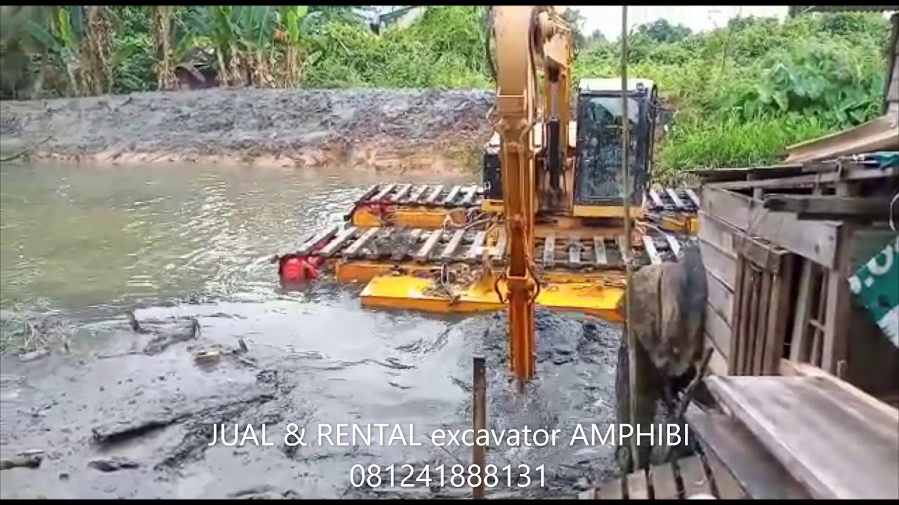 Amphibious Excavator Swamp ULTRATREX AX180 ERP - CAT 307.5 Samarinda Kalimantan Timur
