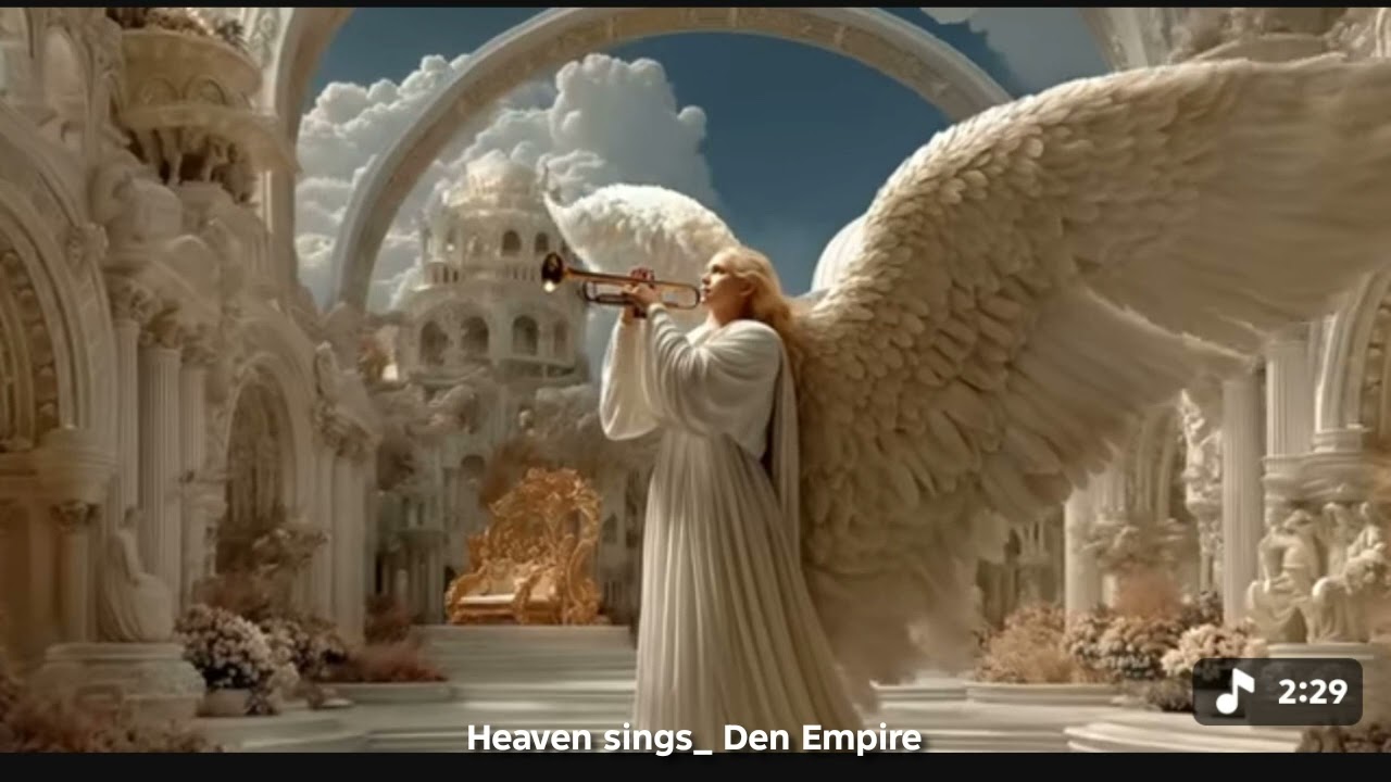 Heaven sings. 