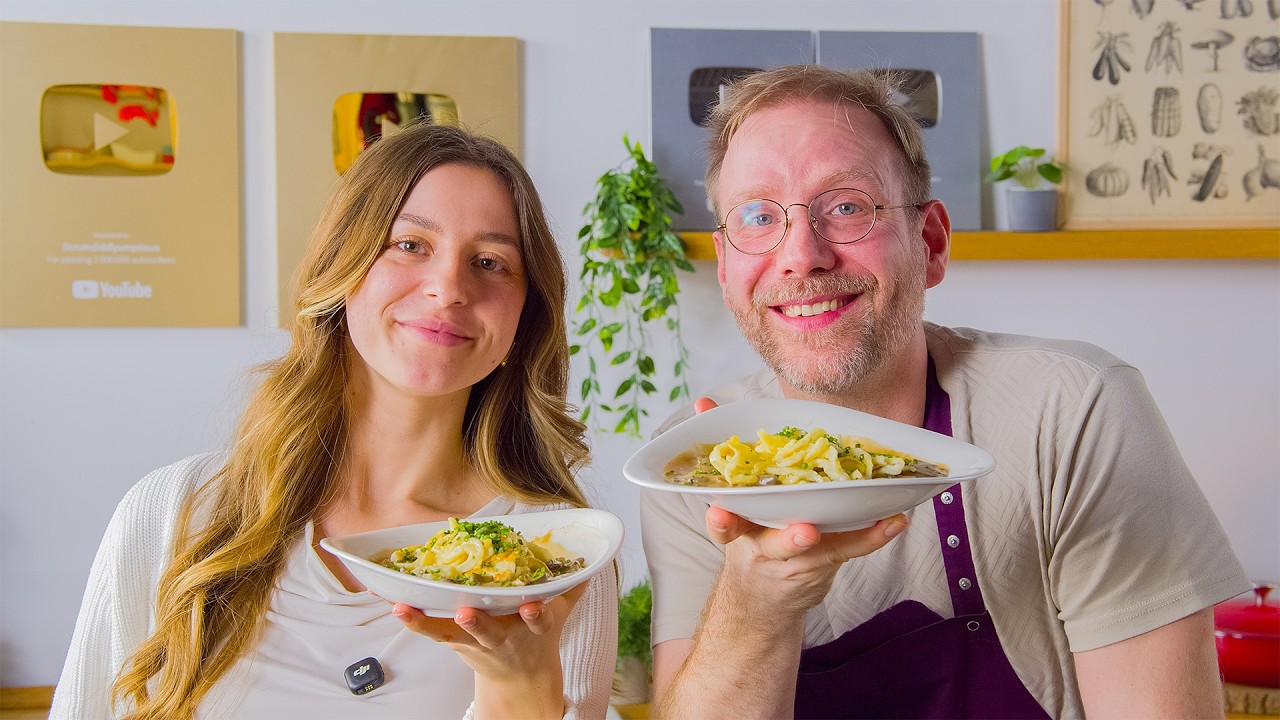 Quarkspätzle selber machen 🍝✨ | Die cremigste Rahmsauce ever!