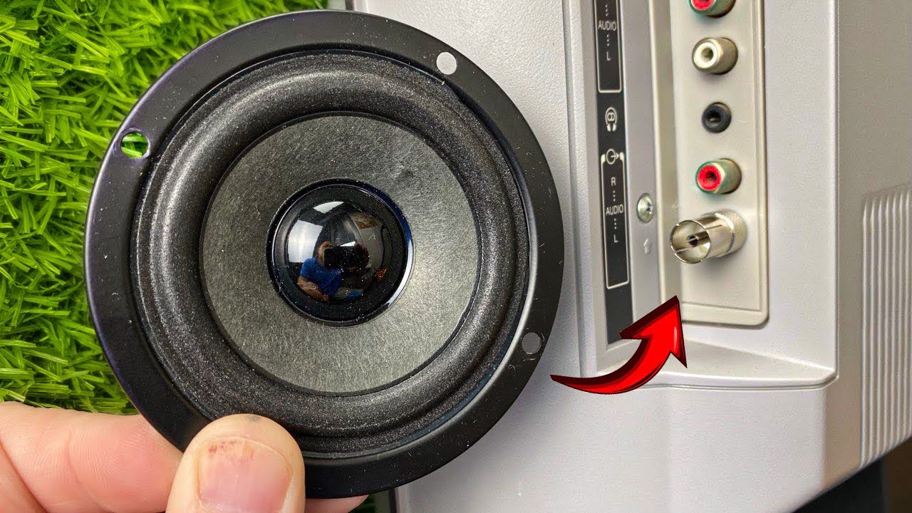 Put the speaker behind the TV and watch digital cable channels | Antenna speaker