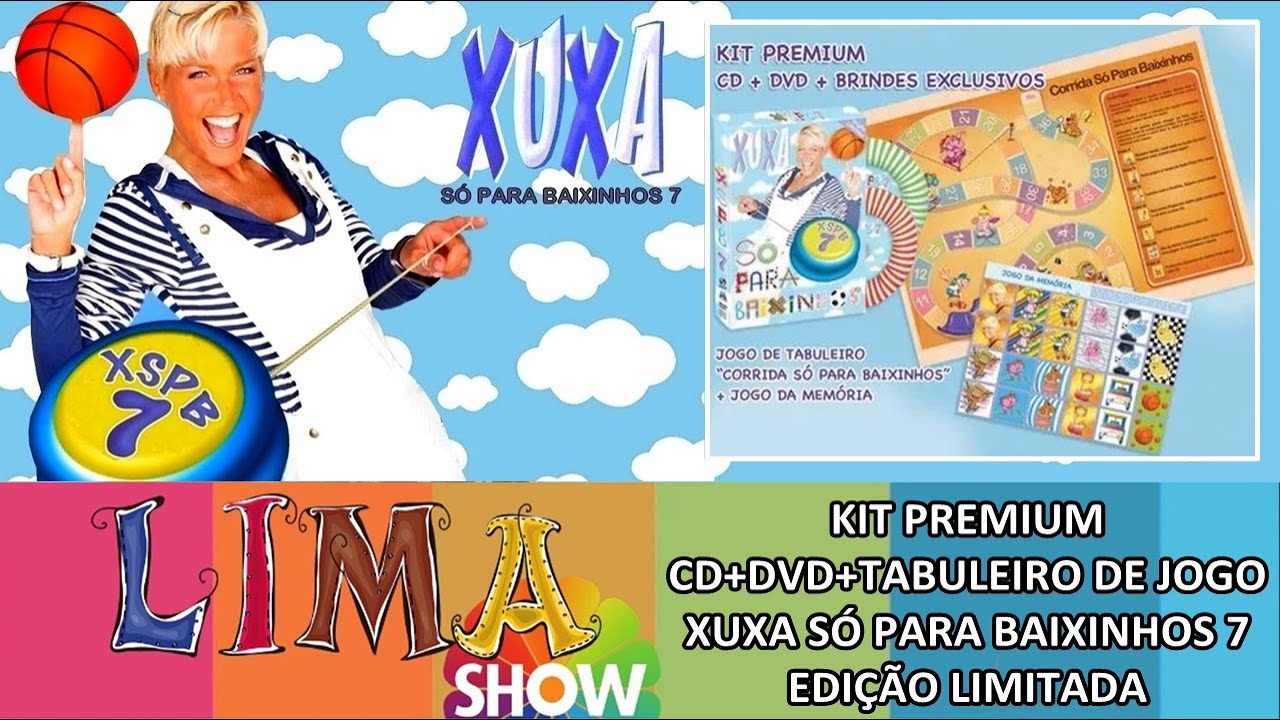 UNBOXING: Box Xuxa S&oacute; Para Baixinhos 7 CD+DVD Edi&ccedil;&atilde;o Limitada (XSPB 7 KIT) | LimaShow #32