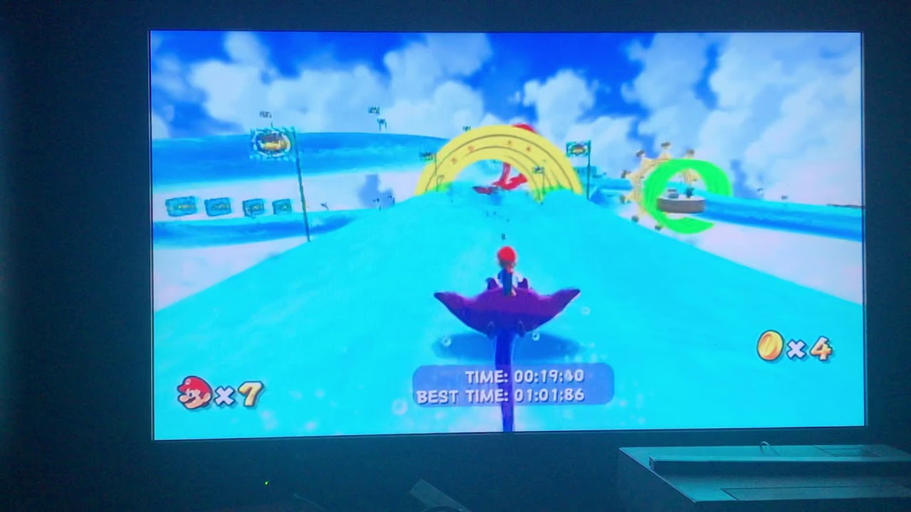 Super Mario Galaxy Speedrun Loopdeeloop Galaxy with Mario 1:39:869