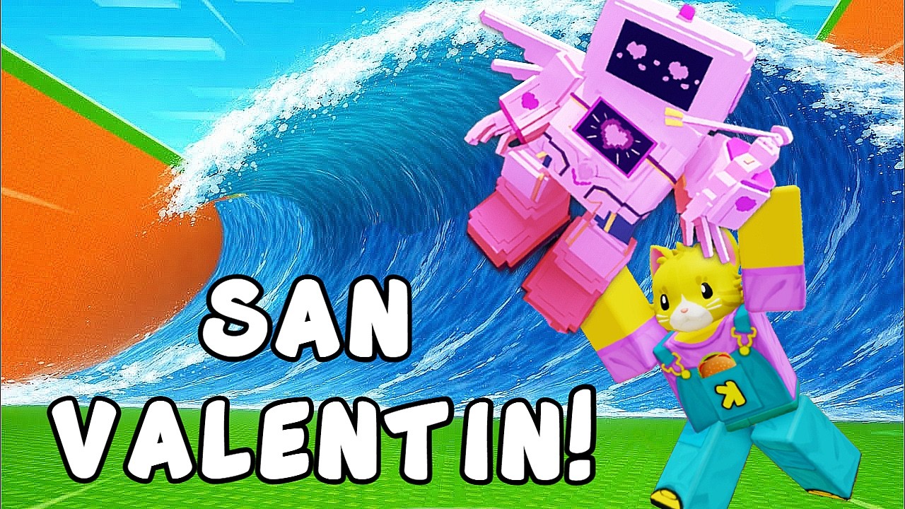 CONSEGUIMOS TODOS los NUEVOS Brainrots de SAN VALENTIN 😻ROBLOX Escapa del Tsunami por BRAINROTS!