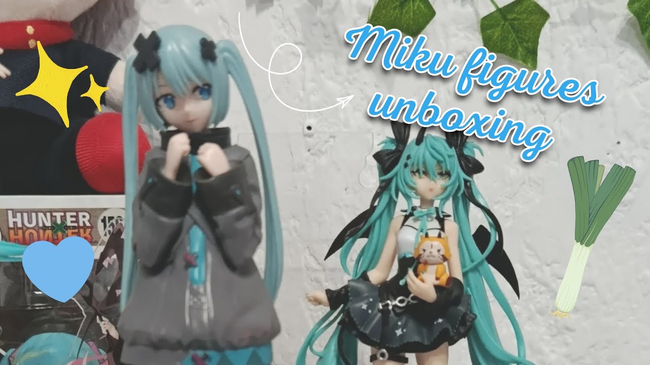 Hatsune Miku figures unboxing ⋆˙⟡ |【PL subtitles】
