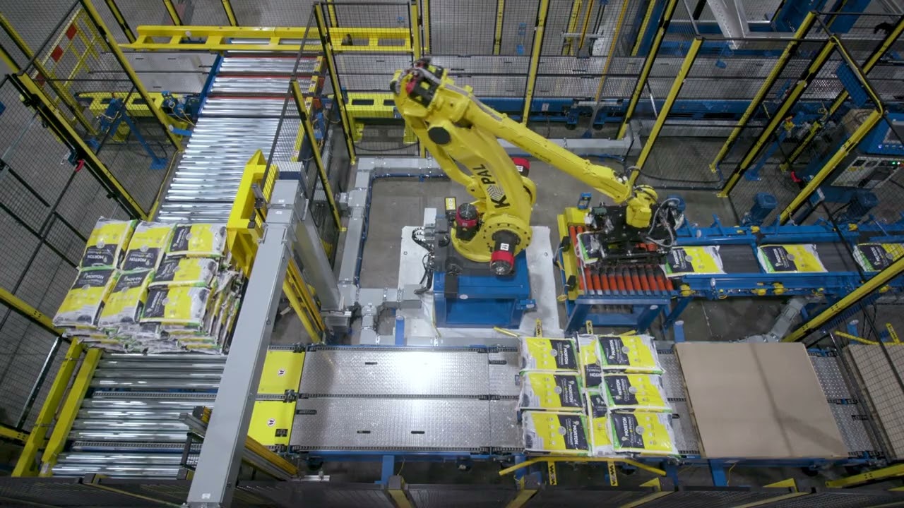 Kaufman KPal B High Speed Robotic Bag Palletizing System