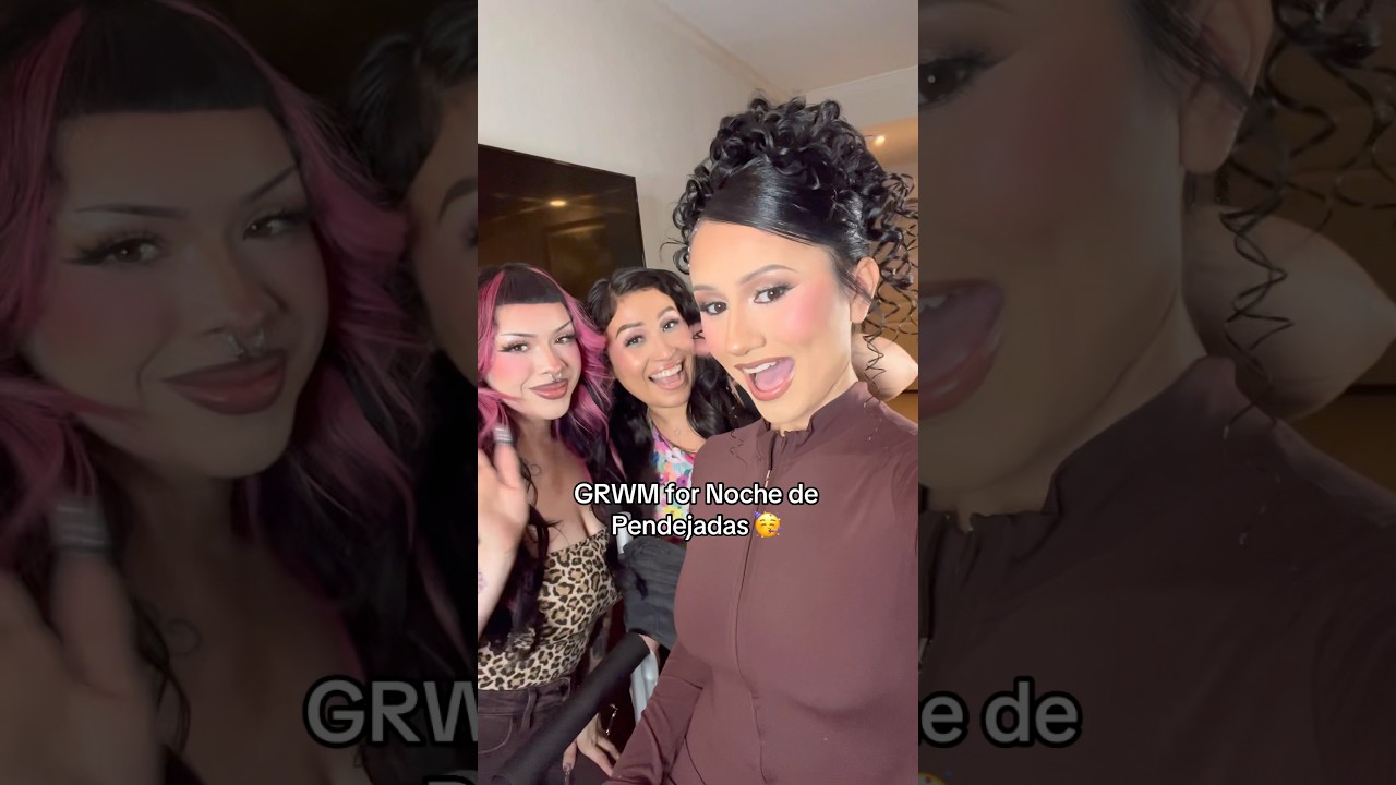GRWM для Noche de Pendejadas 🥳 Макияж:diabolikamakeup в инсте🫶 Прическа: glam_ros в инсте 🫶
