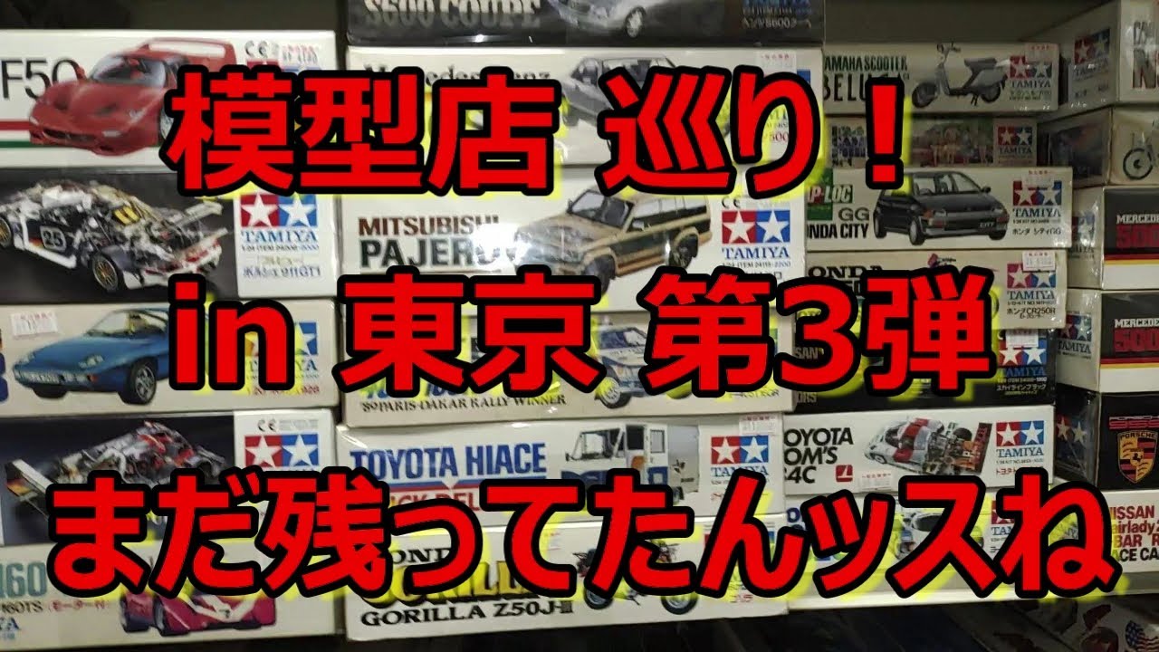 【店内動画あり】東京練馬区 D-FORCEさんに行ってきた！  旧タミヤロゴの木製キット！