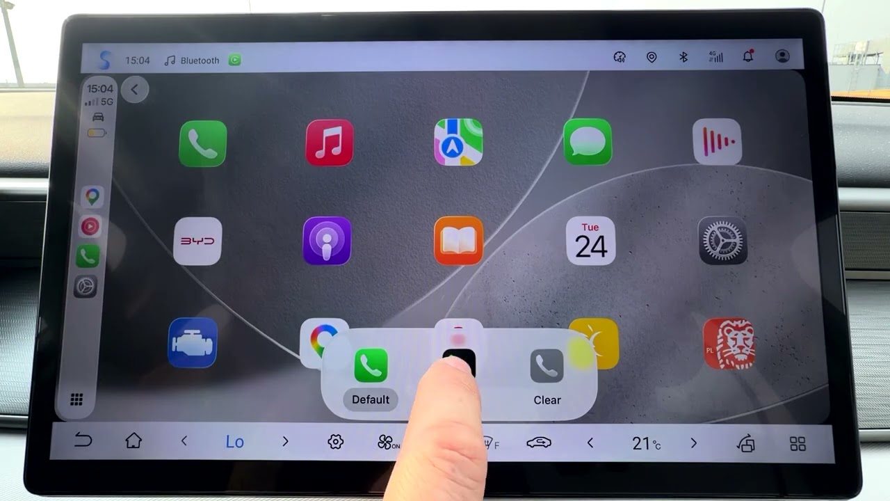 BYD SEAL 5 &ndash; Как изменить значки CarPlay
