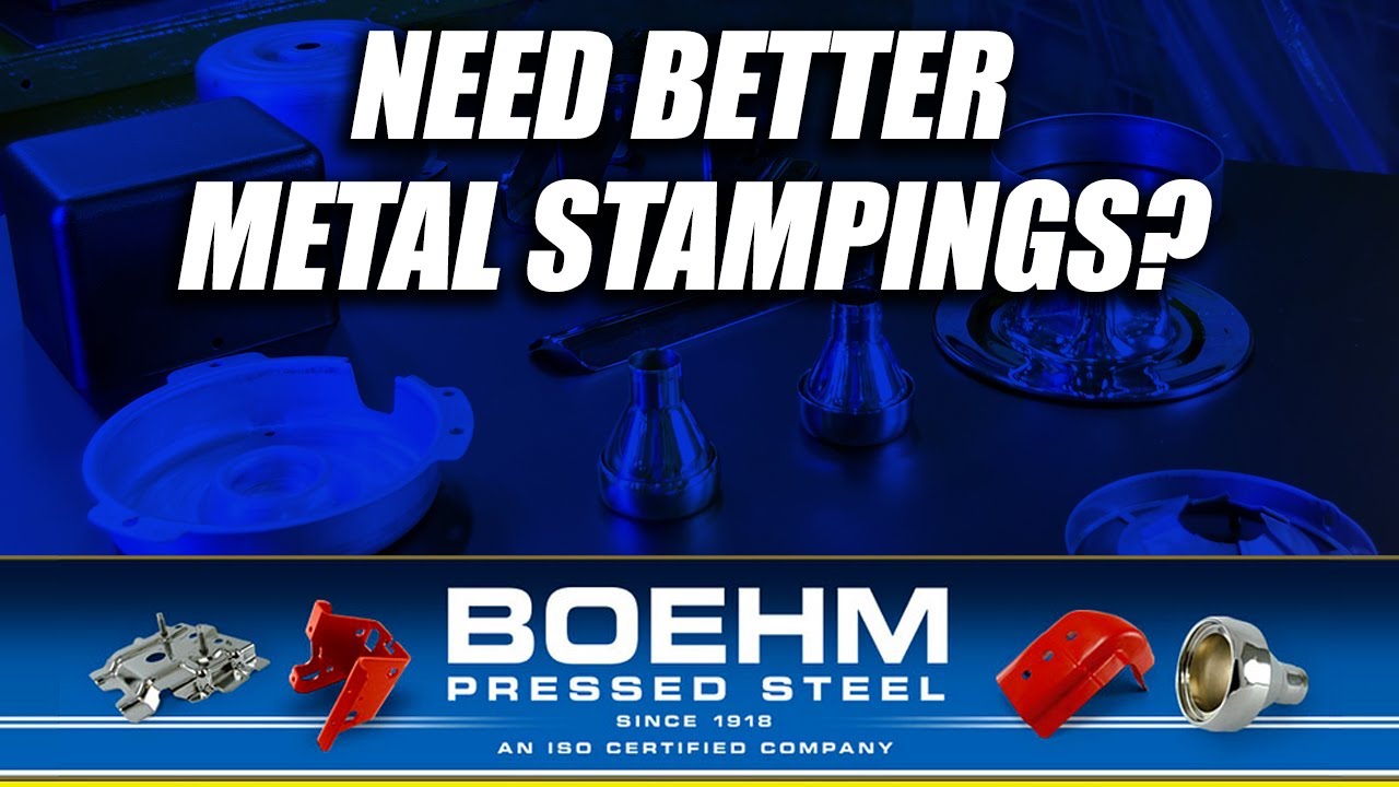 Metal Stampings, Progressive Die Stampings, In-house Tooling | Boehm Pressed Steel | Valley City, OH