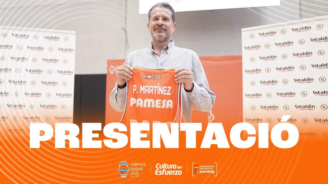 🤝 PATROCINADORES | Presentación de Pedro Martínez con Vitaldin Sport | Valencia Basket
