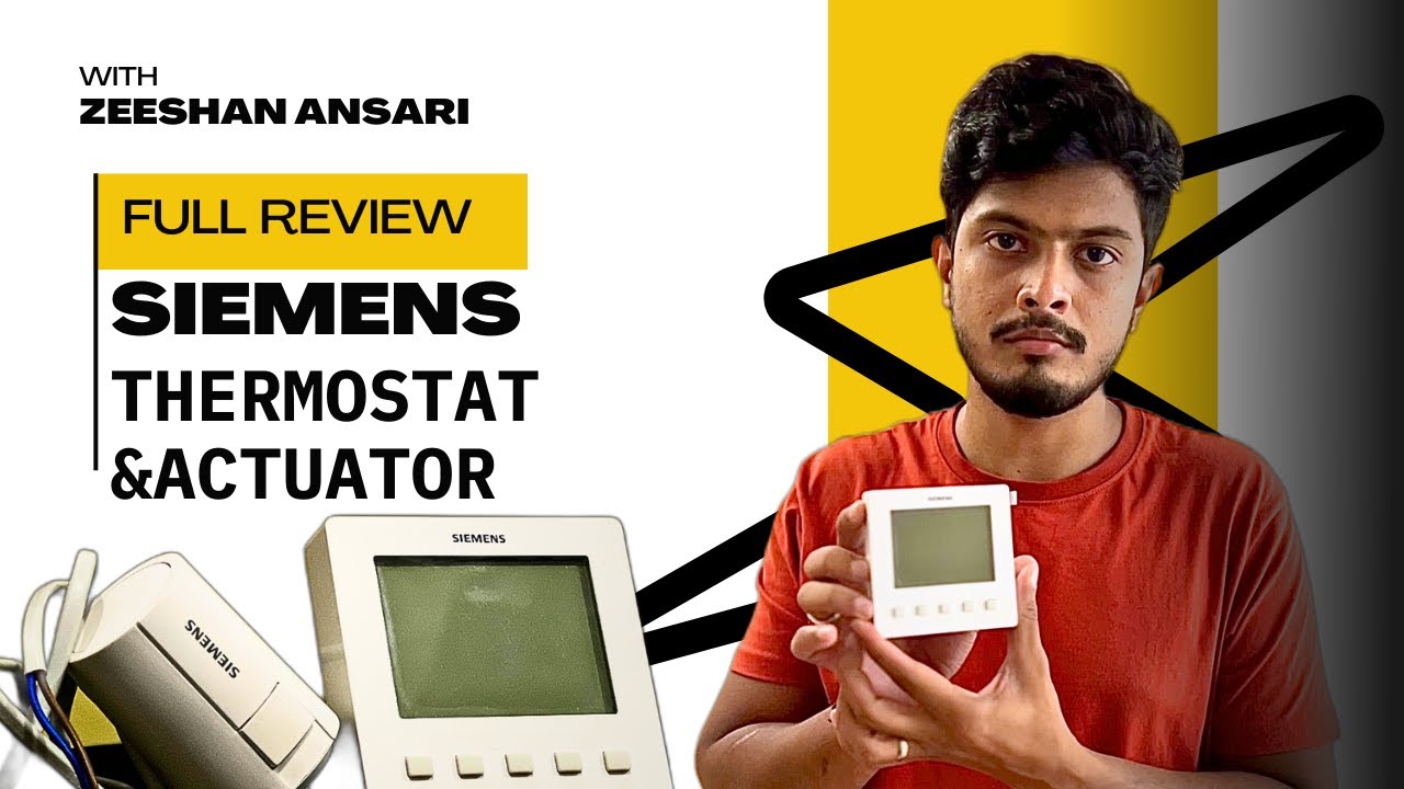 Siemens Thermostat & Actuator Tutorial  #compressindia