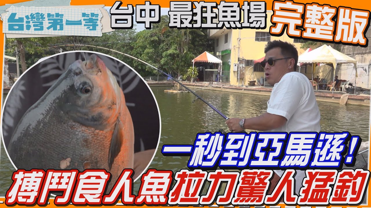 [全新] 台中【最狂魚場！秒到亞馬遜"搏鬥食人魚"拉力驚人猛釣/全台唯一"冷氣可吹夜市"與日同步「化石海鮮餅」/獨特在地傳統料理"麻繩搓洗變麻芛美食"?!】│2024.10.20│《台灣第一等》完整版