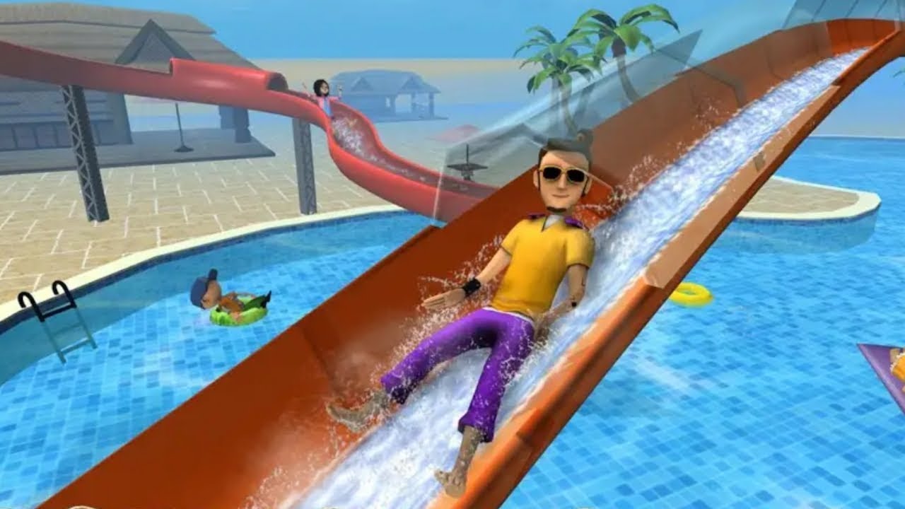 Water Slide Extreme Jump || Android IOS Gameplay