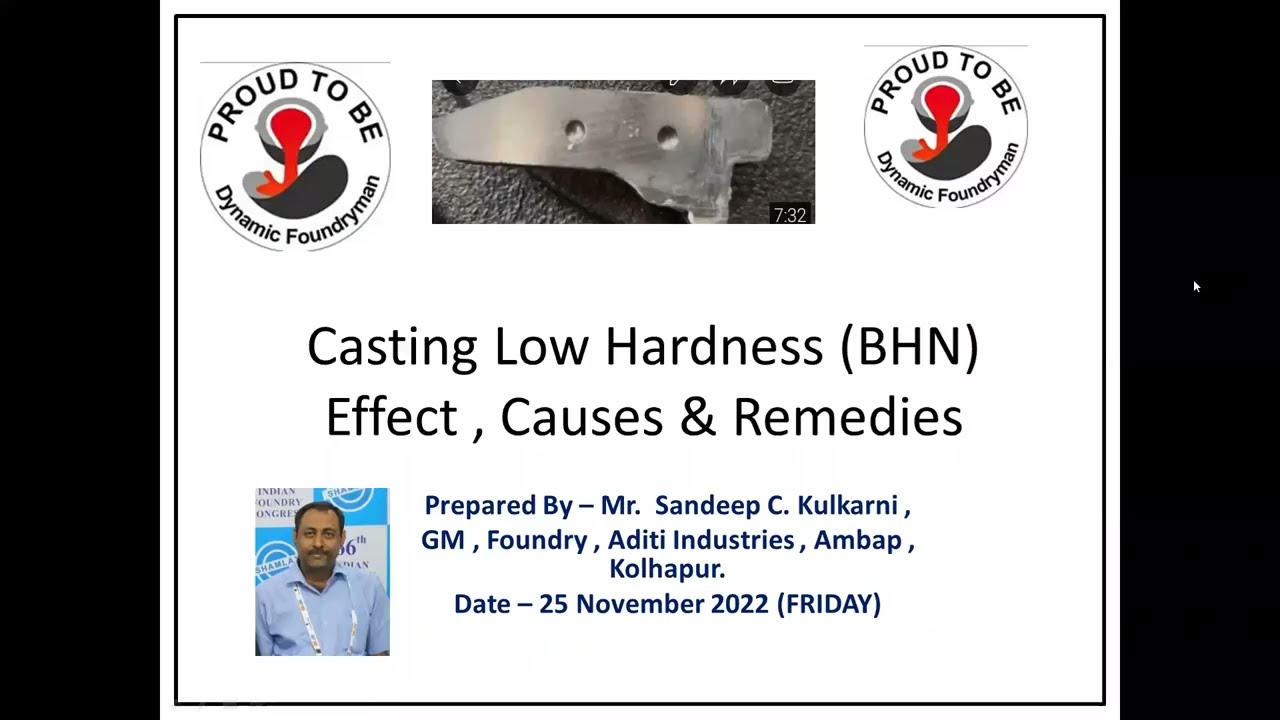 Effect & remidies of Casting low hardness
