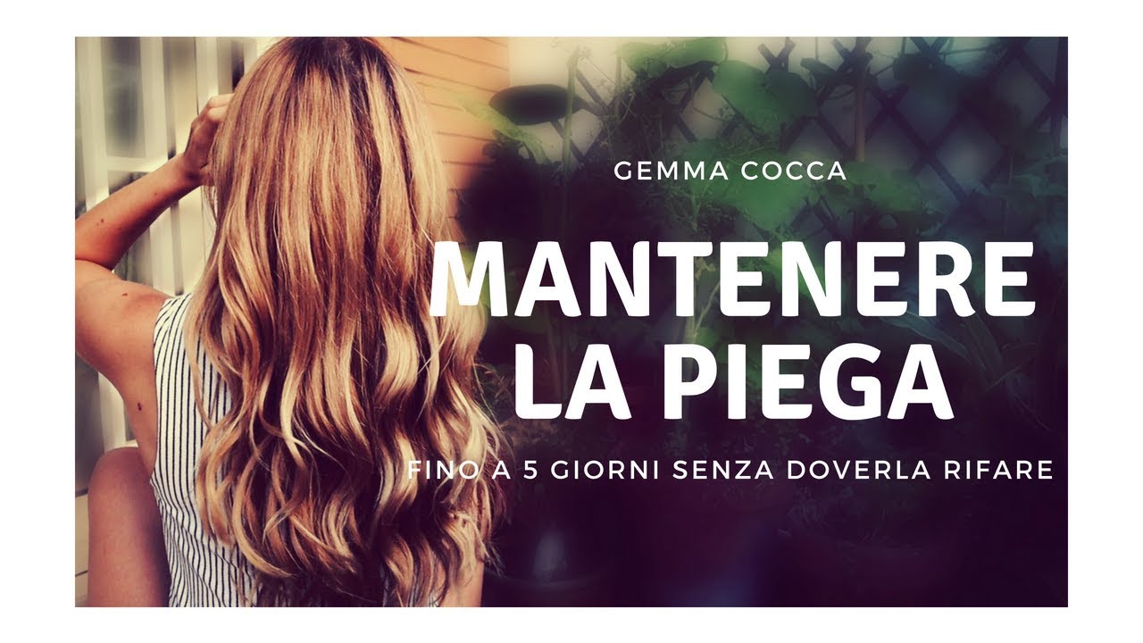 Come MANTENERE la PIEGA senza rifarla | Gemma Cocca