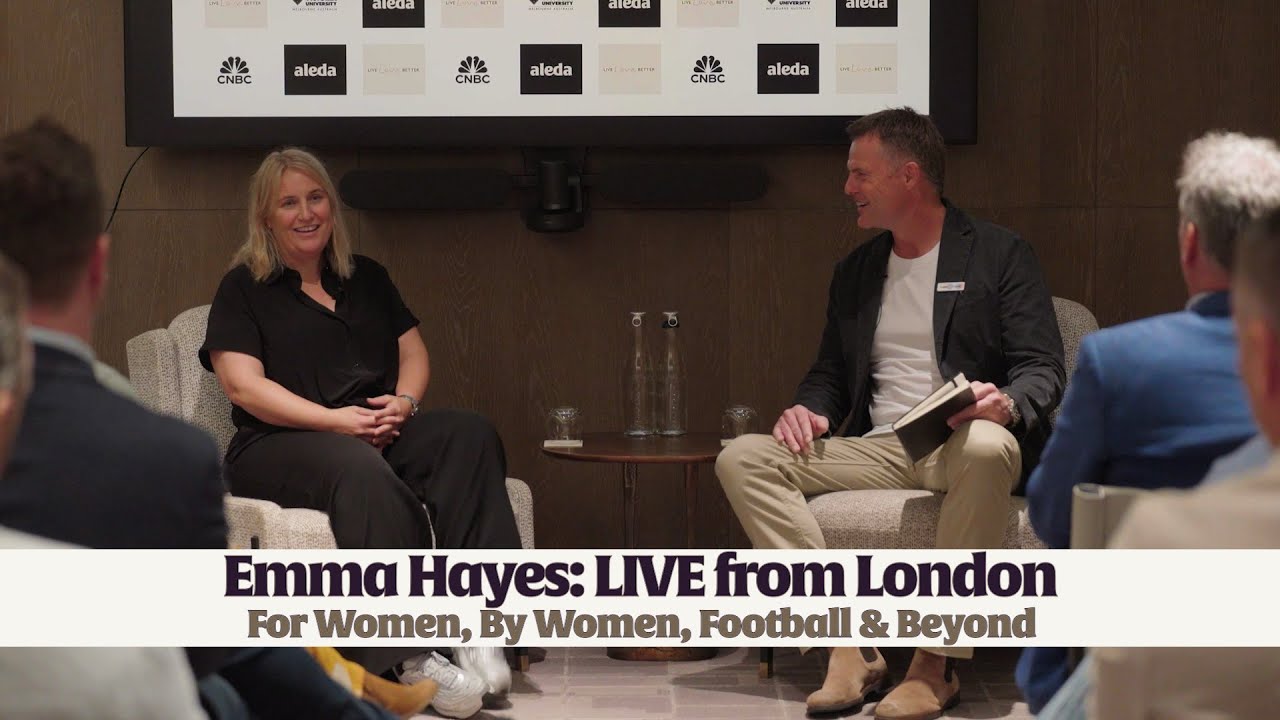 Emma Hayes LIVE from London: For Women, By Women, Football & Beyond