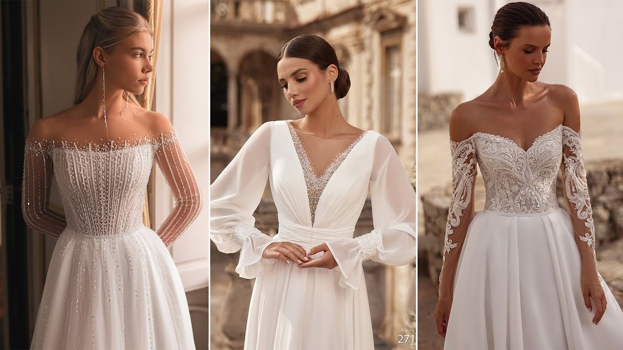 Modern Wedding Dresses To Stand Out #mostbeautifull #bride 2025 Style Picks Bridal Gowns