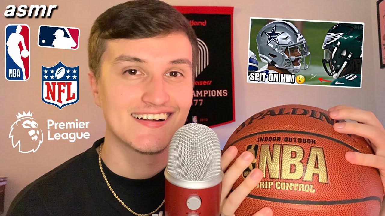 ASMR Whispering ALL THINGS Sports News 🏈💤 (nfl, nba, mlb, premier league)