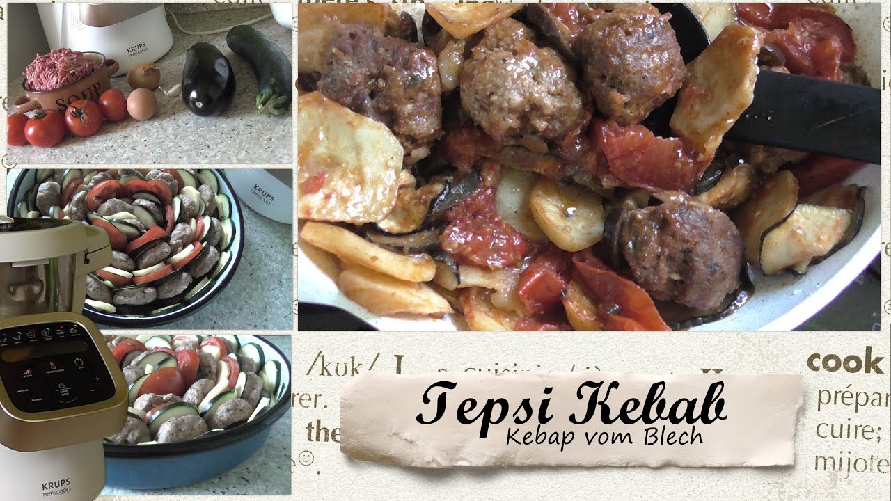 Tepsi Kebap * KRUPS Prep & Cook Mini - Schüssel Schnitzelwerk