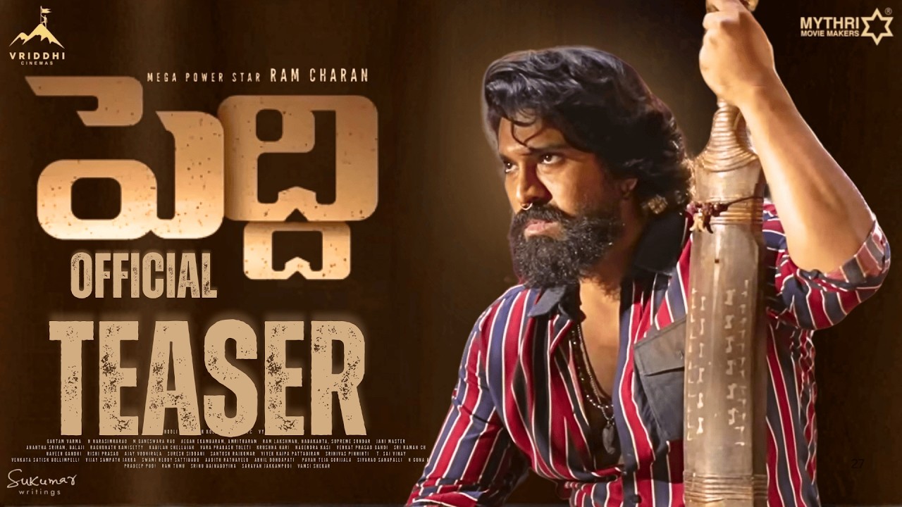Peddi Official Teaser | Ram Charan | Buchi Babu | Sukumar | Janhvi Kapoor | AR Rahman