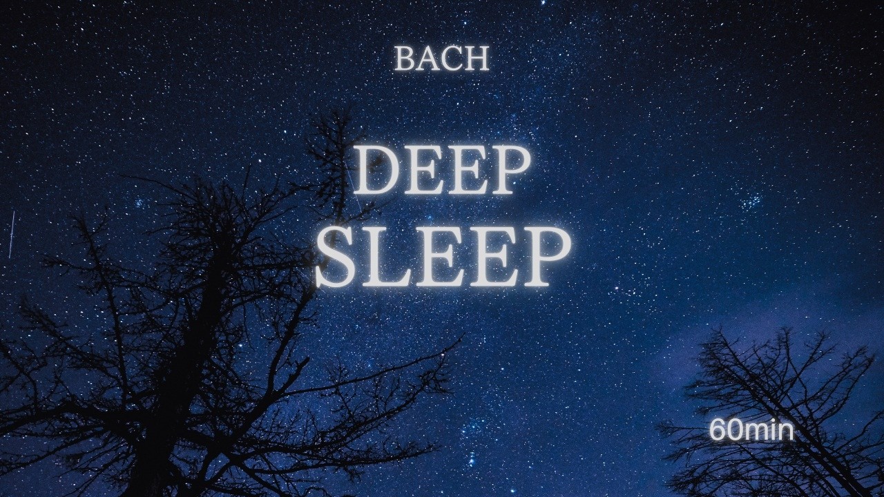 静かなバッハ｜Quiet Bach – Calm Piano for Study, Sleep & Relaxation (60 Minutes)
