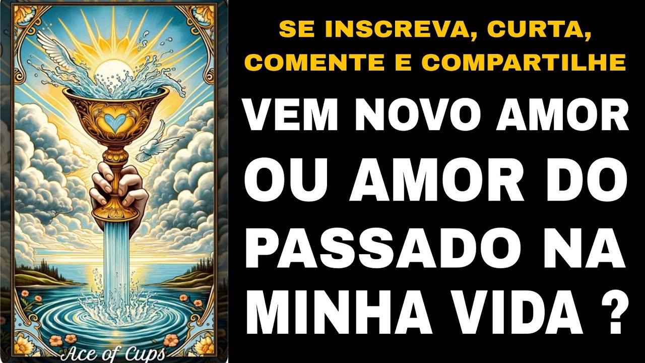 ✨🔮 NOVO Amor ou Amor PASSADO: COMO,QUANDO e ONDE VOCÊ VAI CONHECER seu NOVO AMOR-Tarot Responde Hoje