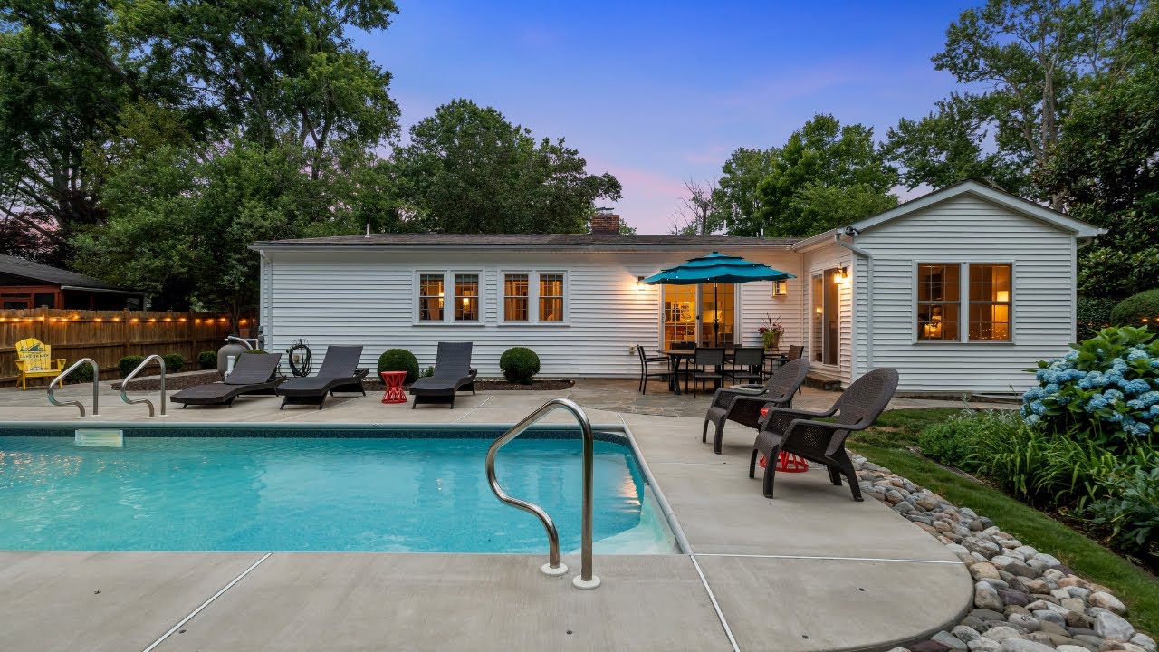 Luxury Private Pool Home For Sale in Hollin Hall, Alexandria, Virginia