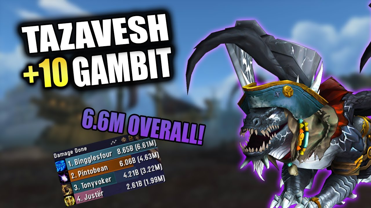 6.6M Overall! | +10 Tazavesh Gambit | Arcane Mage 11.2