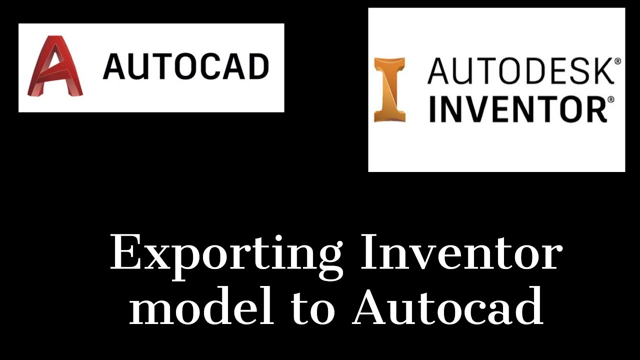 Export sheet metal model from Inventor to Autocad