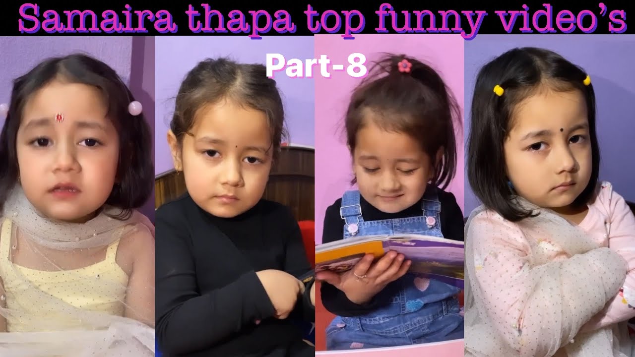 Samaira Thapa top funny video’s part-8 || Nepali cute girl.