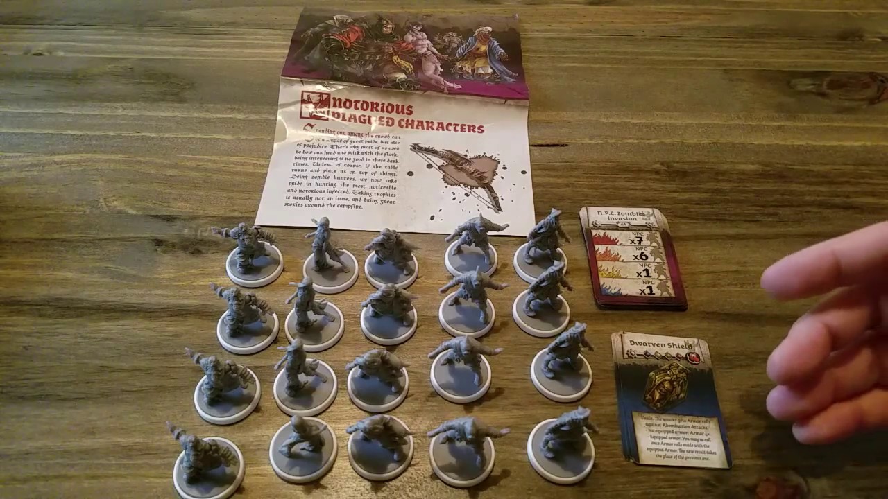 Zombicide Black Plauge - Notorious Plagued Characters (NPCs)