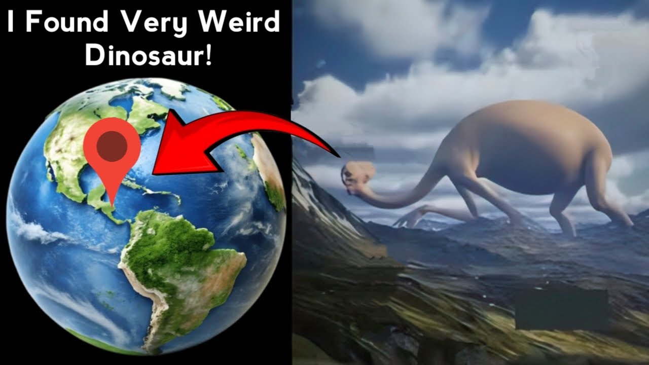 😶&zwj;🌫️😱I Found Very Weird Dinosaur in google maps and google earth #map #earth #hrbro76