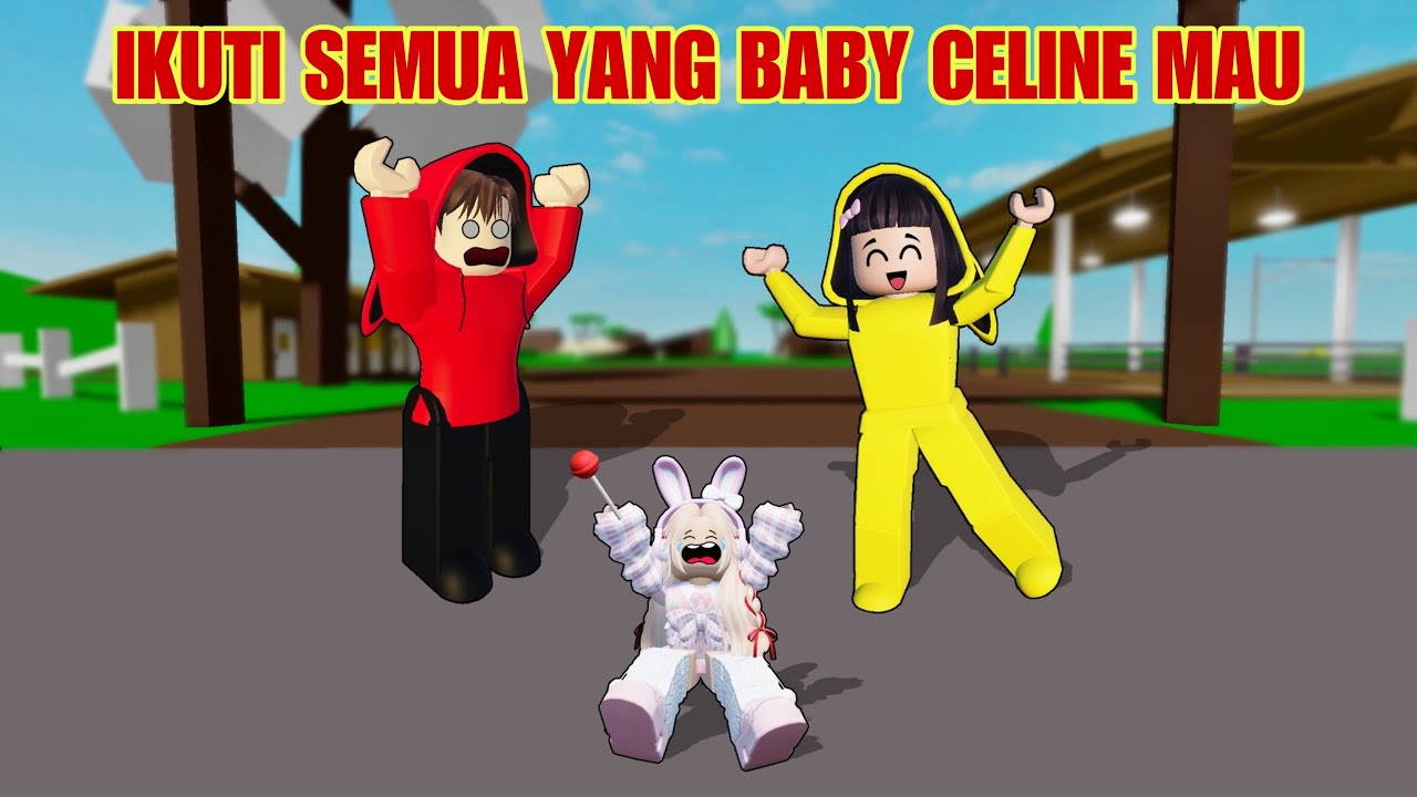 Yuta Dan Mio ikuti Semua Yang Baby Celine Mau Seharian || ROBLOX